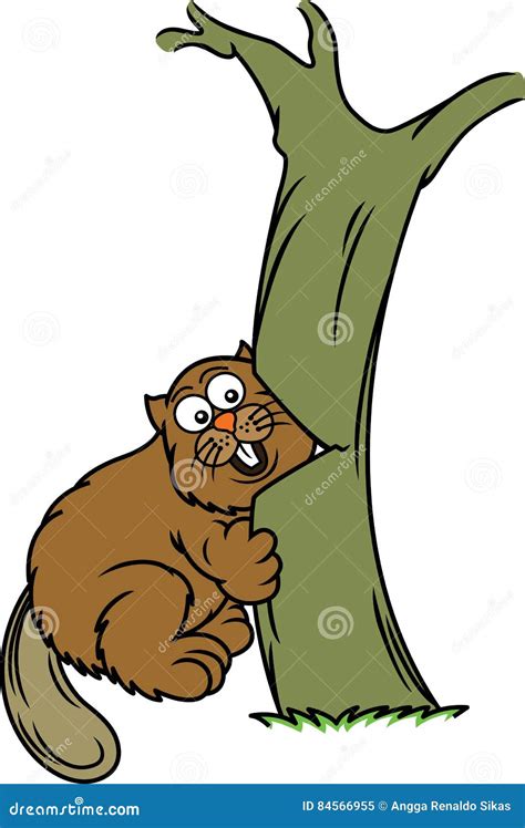 Beaver Teeth Rodent Wool Skin Dam Royalty-Free Stock Image | CartoonDealer.com #59604652