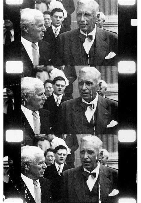 Charlie Chaplin and Mack Sennett at the funeral of D.W. Griffiths in ...