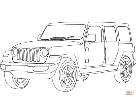 Jeep Coloring Pages Jeep Drawing For Kids Coloring Pages | Images and ...