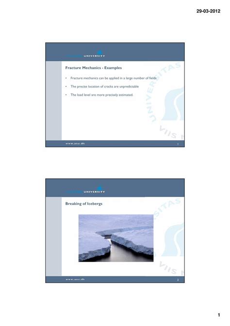 (PDF) Fracture Mechanics -Examples - Aalborg Universitethomes.civil.aau.dk/lda/Advanced ...