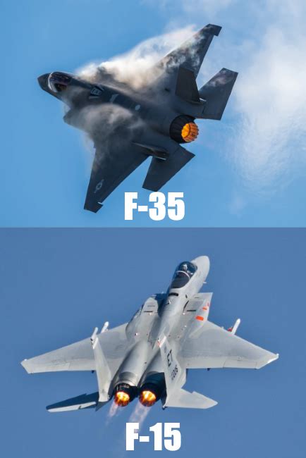 F-15 vs. F-35: 8 grandes diferencias entre el Eagle y el Lightning II - Soy Militar