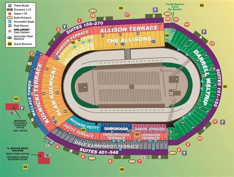 bristol motor speedway seating chart | Bristol motor speedway, Bristol ...