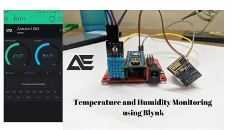 Blynk ESP8266 DHT11 Temperature & Humidity Sensor - YouTube