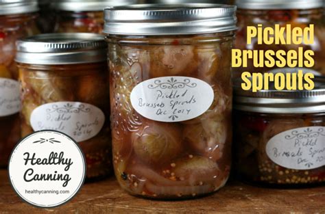 Pickled Brussels Sprouts - Healthy Canning