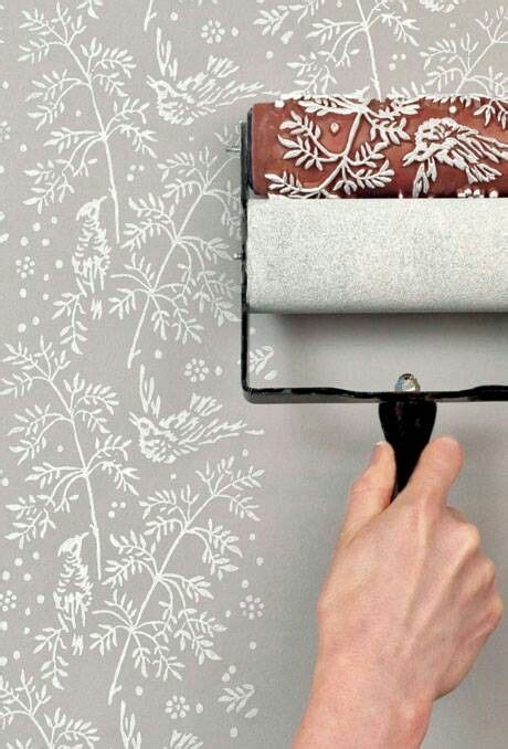 Textured paint roller. | Design de mur, Dessins muraux de chambre, Textures murales