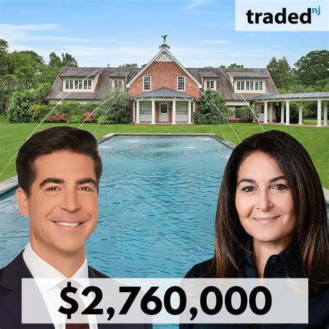 Jesse Watters Acquires Bernardsville Single Family Property For $2.76M ...