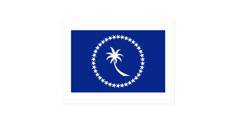 Flag of Chuuk Postcard | Zazzle.com