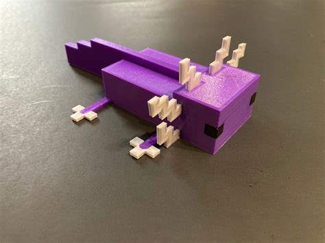 Minecraft Axolotl Papercraft