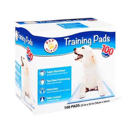 Pet All Star Training Pads, 22 in x 22 in, 100 Count - Walmart.com - Walmart.com