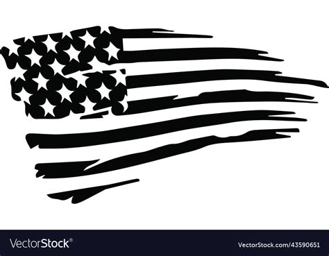 Usa flag distressed american we the people Vector Image