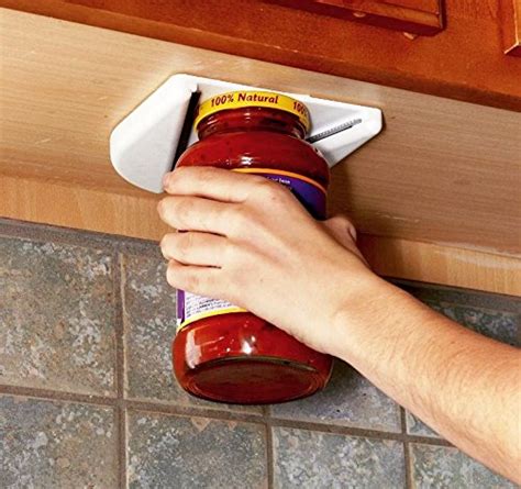 Under Counter Cabinet Jar Opener Kitchen Utensils Gadgets Lid Bottle Cap Mount | eBay