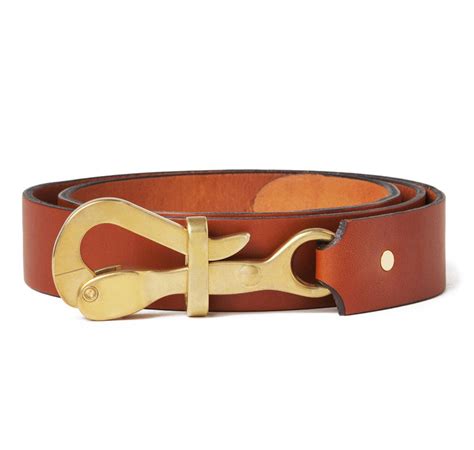 Pelican Hook Belt in Tan Leather – SIR JACK'S