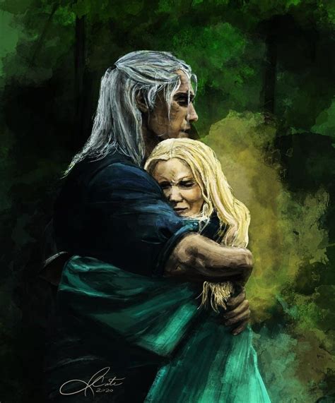 geralt and ciri | Witcher art, Geralt and ciri, Drawing stars