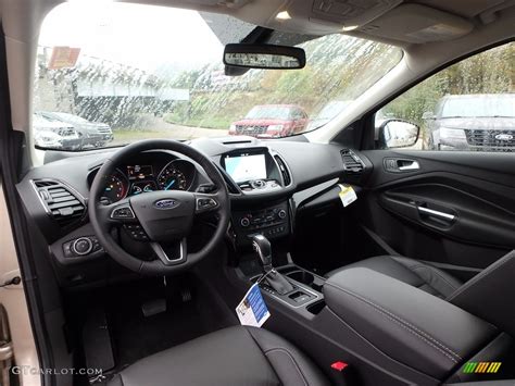 Charcoal Black Interior 2018 Ford Escape Titanium 4WD Photo #123164799 | GTCarLot.com