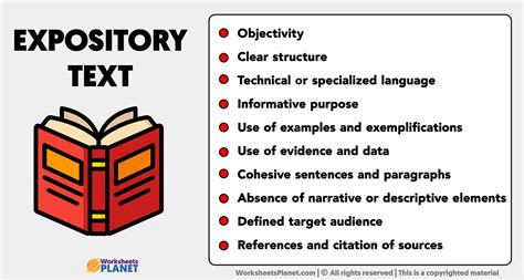 Expository Text Characteristics