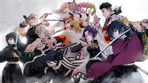 3840x2160 Resolution Demon Slayer Kimetsu no Yaiba Team 4K Wallpaper ...