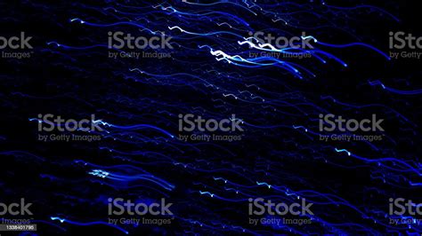 Blue Meteor Shower Background Or Texture Stock Photo - Download Image Now - Abstract, Asteroid ...