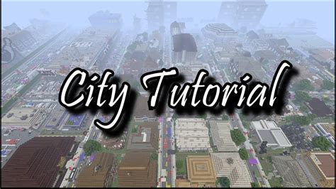 How to Build a City in Minecraft Tutorial - YouTube