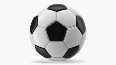 Soccer Ball Emoji 3D Model $24 - .3ds .blend .fbx .max .ma .lxo .obj ...