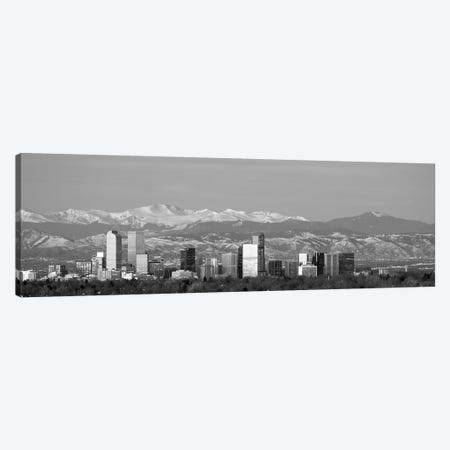 Denver Skyline Canvas Wall Art by WallDecorAddict | iCanvas