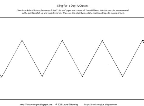 Crown template, Crown printable, Template printable