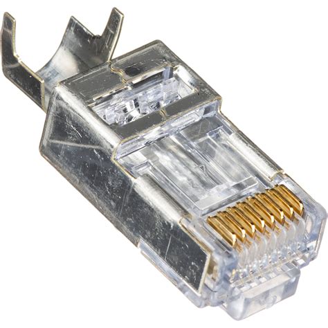 Platinum Tools Shielded EZ-RJ45 Connectors for CAT5e & 100023C