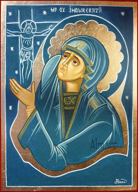 Simply Orthodox ☦ • A Romanian Orthodox icon of the Grieved Mother of...