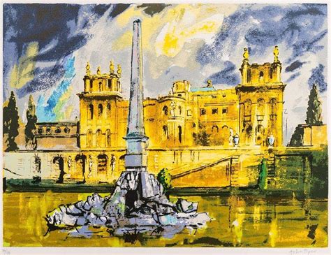 John Piper Blenhiem Palace screenprint 65 x 80 cm – Fine Art ...