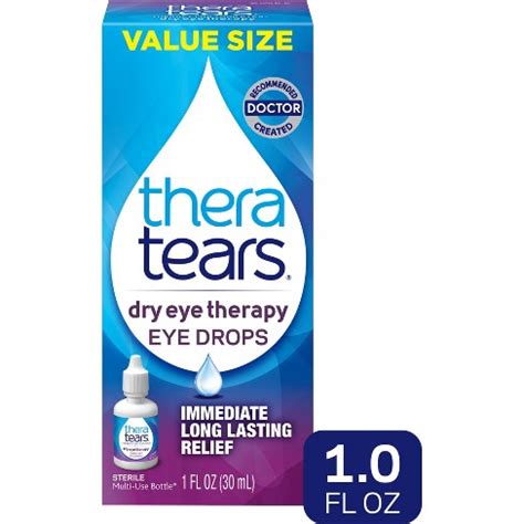 Theratears Dry Eye Relief Lubricating Eye Drops - 1 Fl Oz : Target