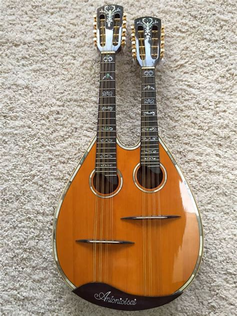 Double Neck Mandolin / Mandola | Reverb | Mandolin, Mandola, Guitar inlay