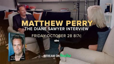 How to stream the Matthew Perry interview with Diane Sawyer without ...