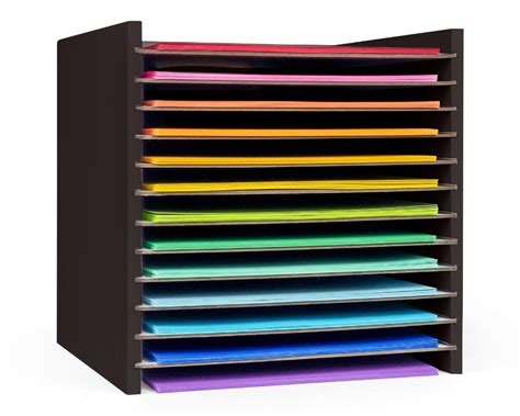 Ikea Kallax Insert 12x12 Paper Storage Craft Organizer