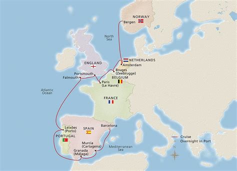 Trade Routes of the Middle Ages | Viking ocean cruise, Cruise europe ...