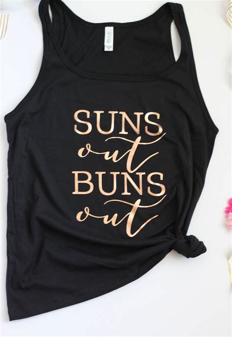 Sun's Out Buns Out Tank Sun's Out Buns Out Beach - Etsy