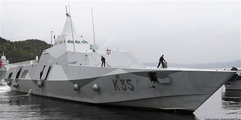 K35 HSwMS Karlstad Visby class Corvette Swedish Navy