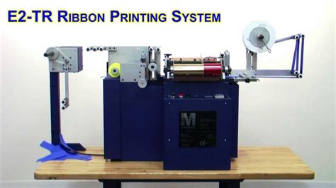 Malahide E2-TR Ribbon Printing Machine - YouTube