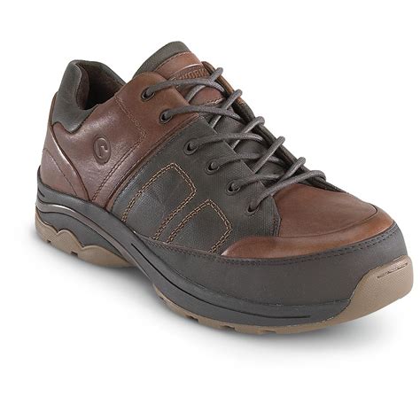 Men's Rockport® Works Composite Safety Toe Oxfords, Brown - 208587, Casual Shoes at Sportsman's ...