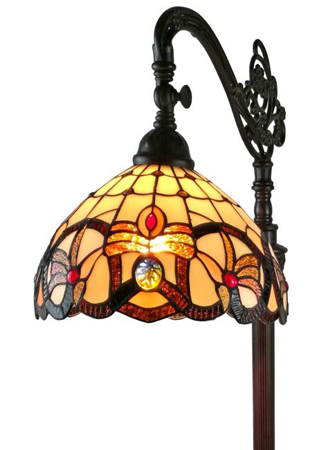 Amora Lighting AM272FL11 62-inch Tiffany-Style Victorian Reading Floor Lamp - Walmart.com ...