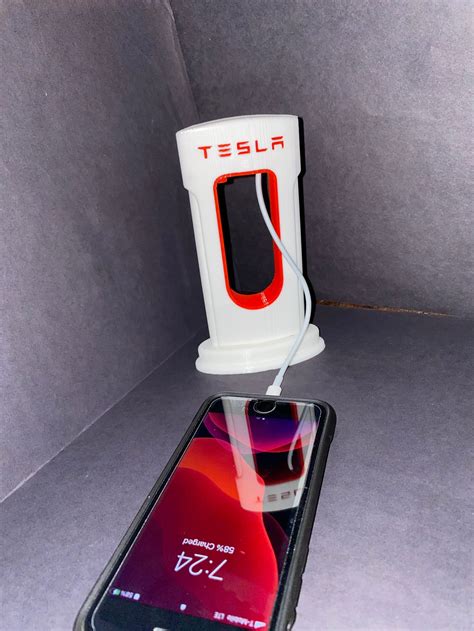 TESLA SUPERCHARGER Tesla Phone Charger Tesla Super Charger | Etsy