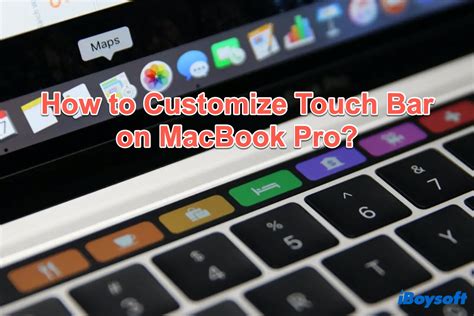 How to Customize Touch Bar on MacBook Pro?