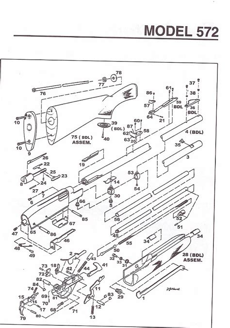 Remington 742 Parts Schematic