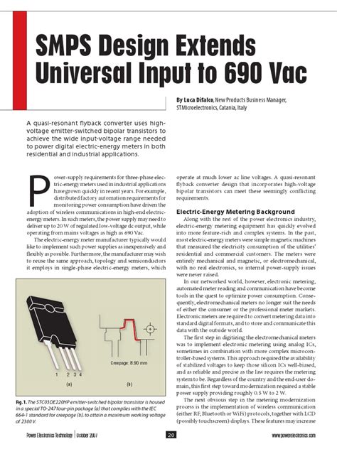 Smps | PDF | Power Supply | Power Electronics