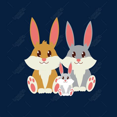 Rabbit Family/Bunny Family Clipart | Family clipart, Clip art - Clip ...