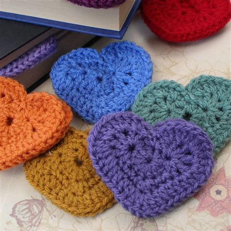 Personalised Crochet Heart Corner Bookmark By Lovingly Handmade Crochet