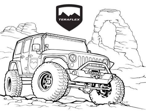 Jeep Wrangler Coloring Pages - AnnabelleoiVillarreal