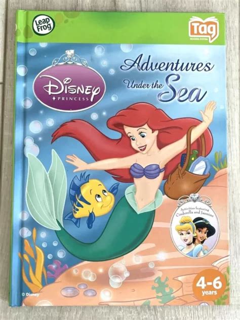 LEAPFROG TAG BOOK Disney Princess Little Mermaid Adventures Under the Sea $4.57 - PicClick