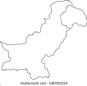 4,821 Pakistan Map Outline Images, Stock Photos, 3D objects, & Vectors | Shutterstock