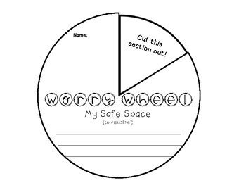 SEL Worry Wheel + Guided Meditation by Ms Duane | TpT