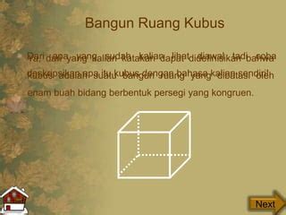 Bangun ruang kubus