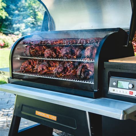 Traeger Timberline D2 1300 Wood Pellet Smoker With Free Cover and Bag Of Pellets 2018 Model